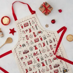 Victoria Eggs Aprons-London Christmas Children's Apron