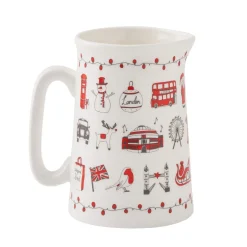 Victoria Eggs Jugs-London Christmas Half Pint Jug