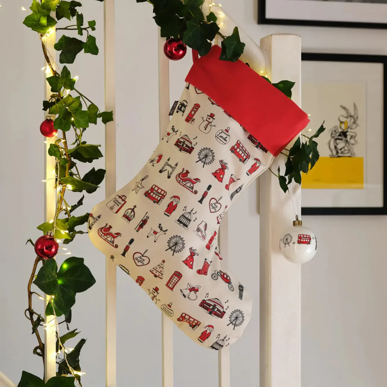 Victoria Eggs Christmas-London Christmas Stocking