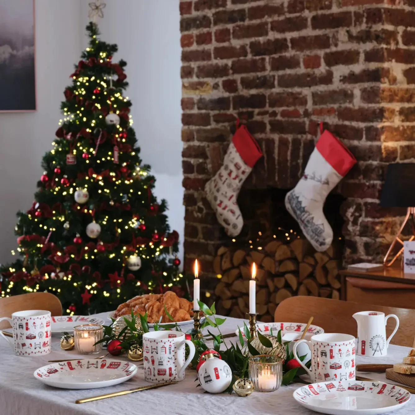 Victoria Eggs Christmas-London Christmas Stocking