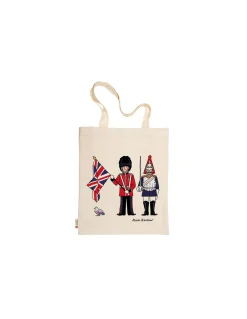 Alison Gardiner Bags-London Figures Canvas Tote Bag