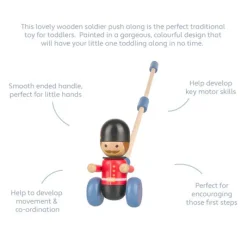 Orange Tree Toys Children-London Soldier Push Along (Boxed)