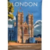 Town Towels Tea|Tea Towels-London Westminster Abbey Tea Towel