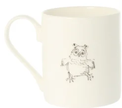 Mclaggan Smith Whimsical-Long-Eared Owl Bone China Mug