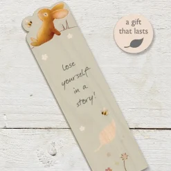 Ginger Betty Books-Lose Yourself Rabbit Wooden Book Mark