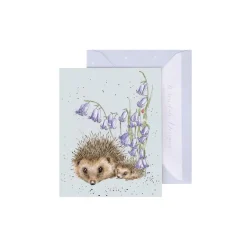 Wrendale Designs Greeting Cards-'Love and Hedgehugs' Hedgehog Gift Enclosure Card