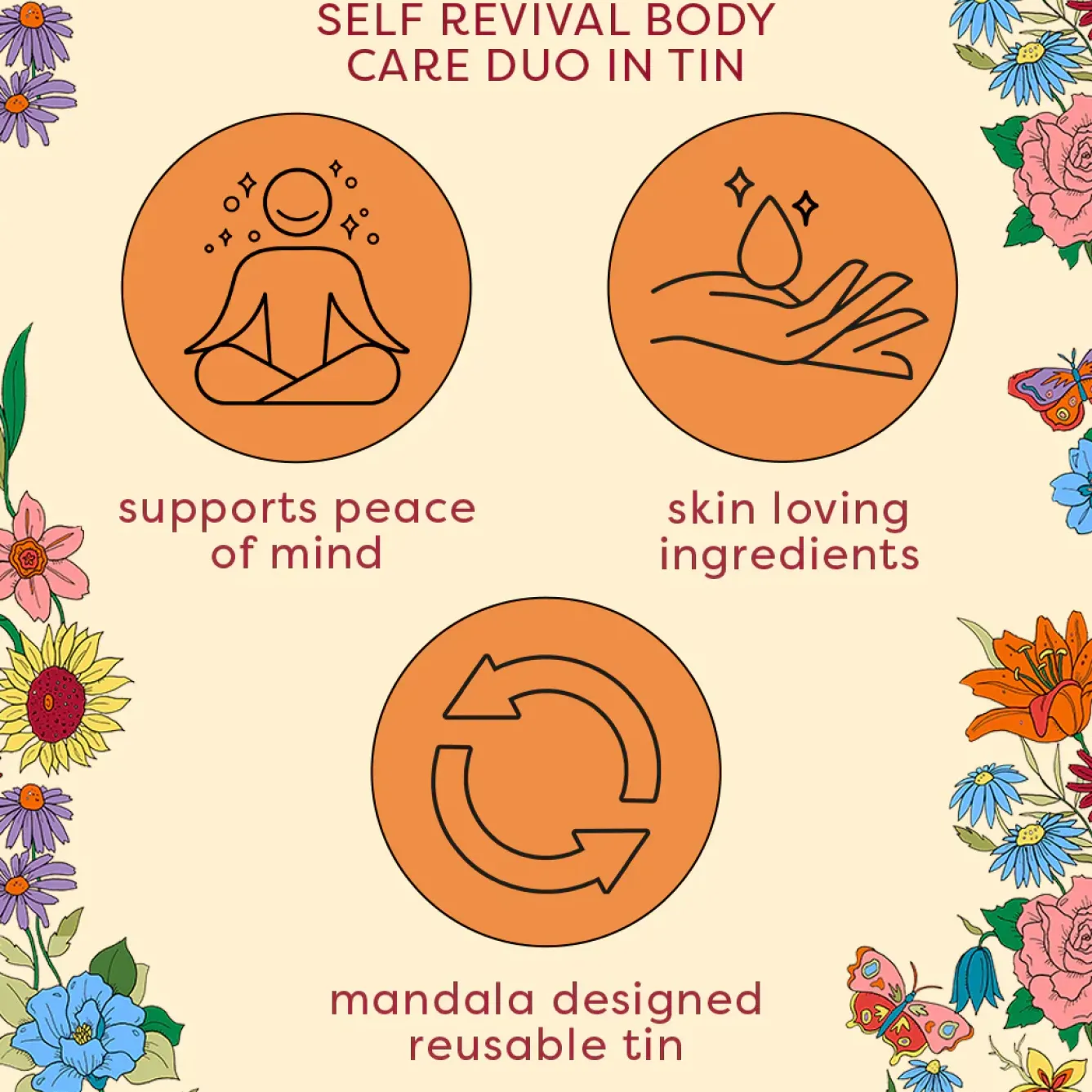 Heathcote & Ivory Soaps & Lotions-Love Revival Pampering Bodycare Duo Tin