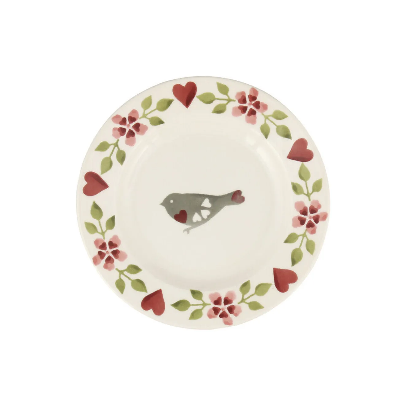 Emma Bridgewater Plates-Lovebirds 6 1/2 inch Plate
