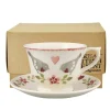 Emma Bridgewater Valentine's Day-Lovebirds Large Teacup & Saucer Boxed