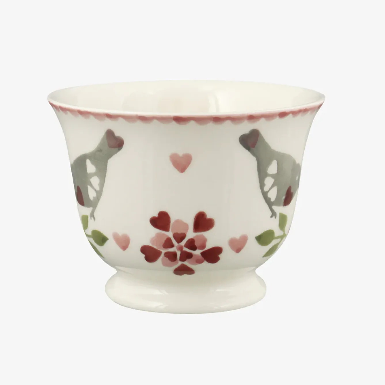 Emma Bridgewater Valentine's Day-Lovebirds Large Teacup & Saucer Boxed