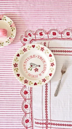 Emma Bridgewater Valentine's Day|Plates-Lovebirds True Love  8 1/2 Plate