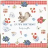 West Country Designs Greeting Cards-'Lovely Daughter' Gingham Picnic Birthday Card