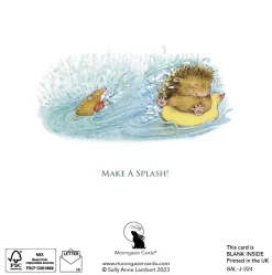 Moongazer Cards Greeting Cards-Make a Splash Greeting Card
