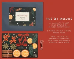 Dapple & Dot Christmas-Make Your Own Wooden Spiced Orange Christmas Garland