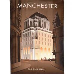Town Towels Tea|Tea Towels-Manchester - 100 King Street Tea Towel
