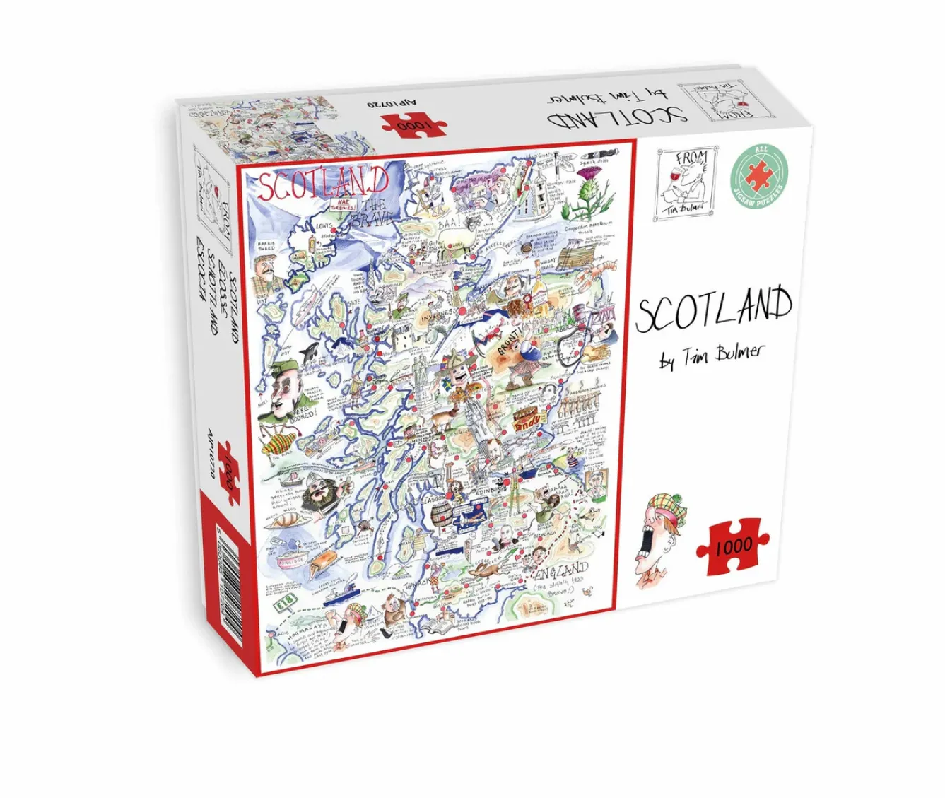All Jigsaw Puzzles Puzzles|Children-Map of Scotland 1000 Piece Jigsaw Puzzle