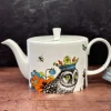 Repeat Repeat Tea|Teapots-Menagerie Hoot Teapot