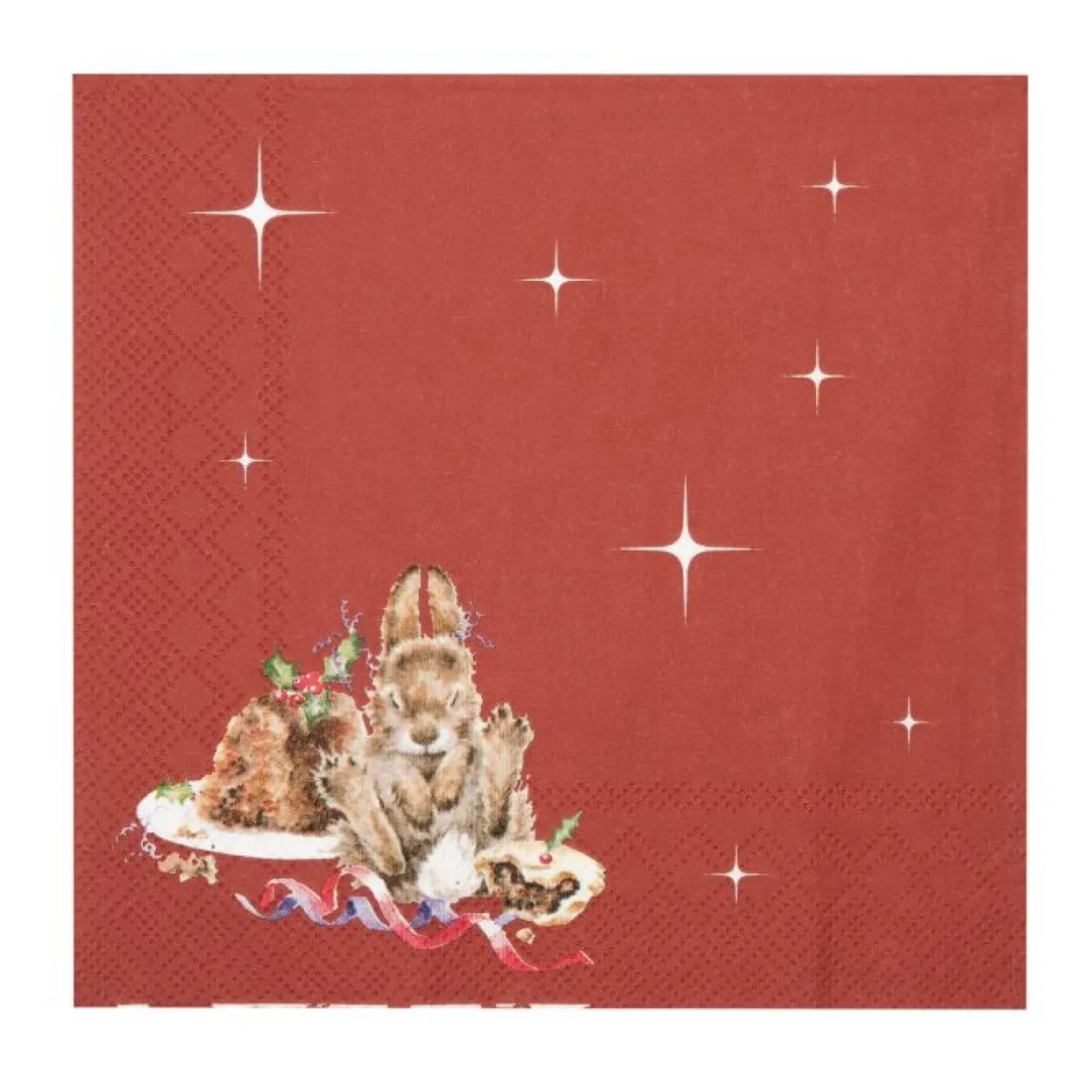 Wrendale Designs Napkins-'Merry Little Christmas' Rabbit Paper Napkins