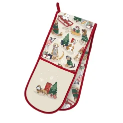 Ulster Weavers Oven Gloves/Mitts-Merry Mutts Double Oven Glove