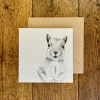 Katherine Sheard Designs Greeting Cards-Merry Squirrel Greetings Card