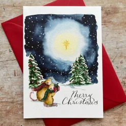 Ellie Hooi Illustration Christmas Cards|Greeting Cards-Mice Christmas Card