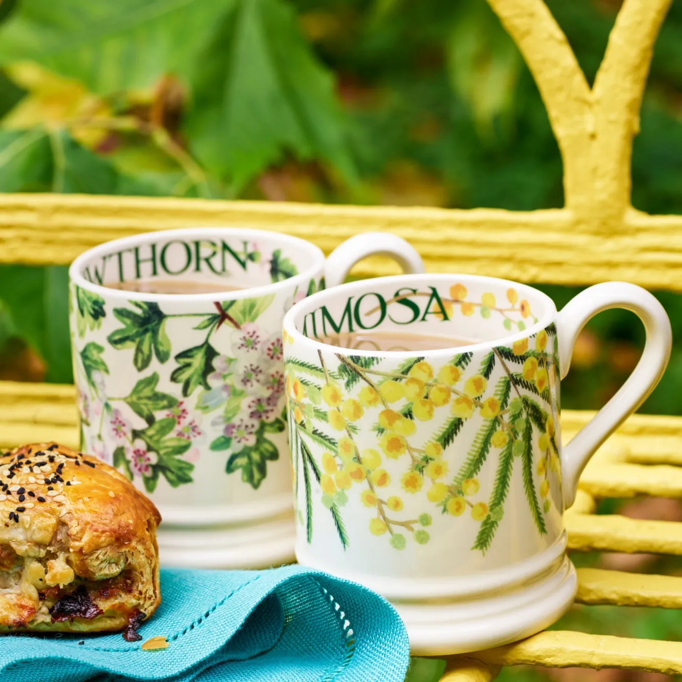 Emma Bridgewater Flowers & Garden-Mimosa 1/2 Pint Mug