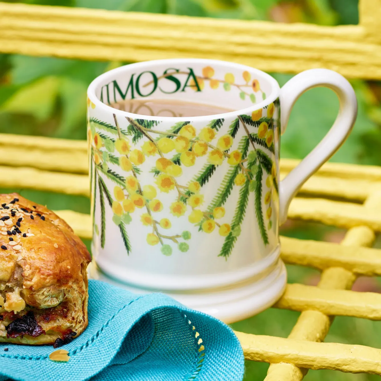 Emma Bridgewater Flowers & Garden-Mimosa 1/2 Pint Mug