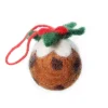 Amica Felt Christmas Decorations|Christmas-Mini Christmas Pudding Felt Decoration