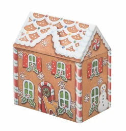 Elite Tins Seasonal|Christmas-Mini Gingerbread House Tin
