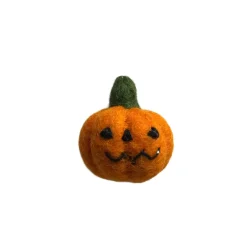 Amica Felt Halloween|Seasonal Decor-Mini Halloween Pumpkin with Face Felt Decoration