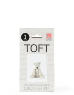 Toft Crafts Crafts-Mini Piotr the Polar Bear Crochet Kit