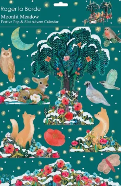 Roger La Borde Christmas Decorations|Christmas-Moonlit Meadow Pop and Slot Advent