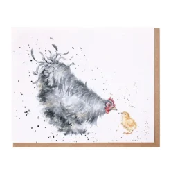 Wrendale Designs Greeting Cards-'Mother Hen' Blank Greetings Card