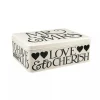 Emma Bridgewater Storage-Mr. & Mrs. Black Toast Deep Rectangular Tin