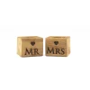 Selbrae Tea|Egg Cups-Mr & Mrs Oak Egg Cups - Set of 2