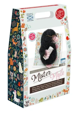 The Crafty Kit Co. Crafts-Mr. Mole Needle Felting Kit