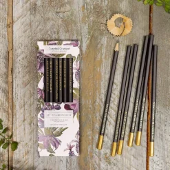 Toasted Crumpet Stationery-Mulberry Set of 6 Pencils