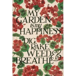 Emma Bridgewater Tea|Tea Towels-My Garden is My Happiness Tea Towel
