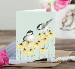 Wrendale Designs Greeting Cards-'My Sweet Chickadee' Blank Greetings Card