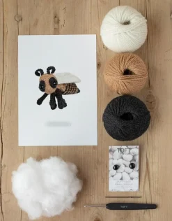 Toft Crafts Crafts-Nancy the Honey Bee Crochet Kit