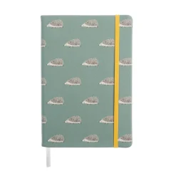 Sophie Allport Stationery-National Trust Hedgehog A5 Fabric Notebook