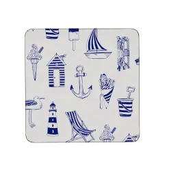 Victoria Eggs Melamine-Nautical Pot Stand