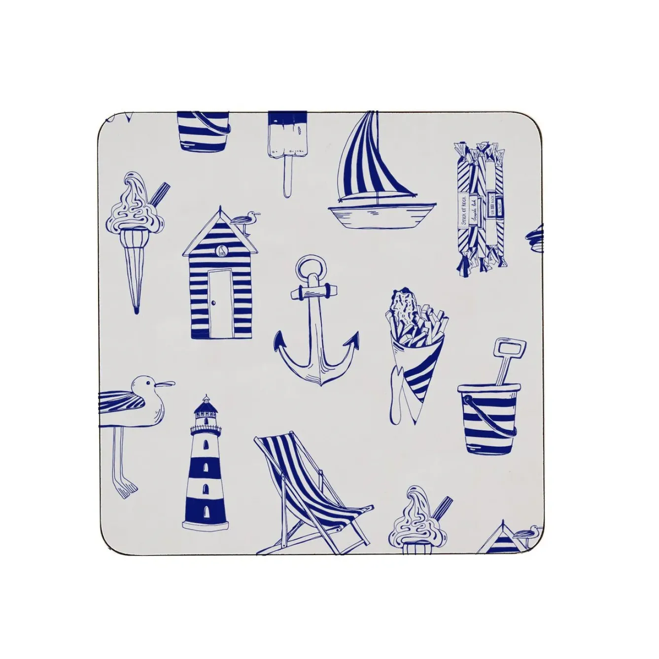 Victoria Eggs Melamine-Nautical Pot Stand