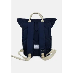 Kind Bag London Bags-Navy Hackney Medium Backpack