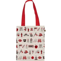 Victoria Eggs Bags-New York New York Canvas Tote Bag