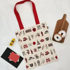Victoria Eggs Bags-New York New York Canvas Tote Bag