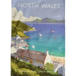 Town Towels Tea|Tea Towels-North Wales - Porthdinllaen Tea Towel
