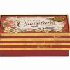 Elite Tins Novelty-Nostalgia Red Chocolates Small Rectangular Tin