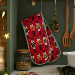 Ulster Weavers Oven Gloves/Mitts-Nutcracker Double Oven Glove