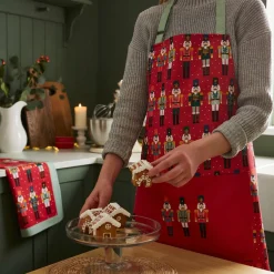 Ulster Weavers Aprons-Nutcracker Parade Recycled Cotton Apron